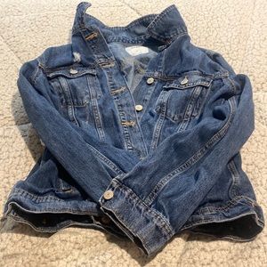 blue denim jean jacket